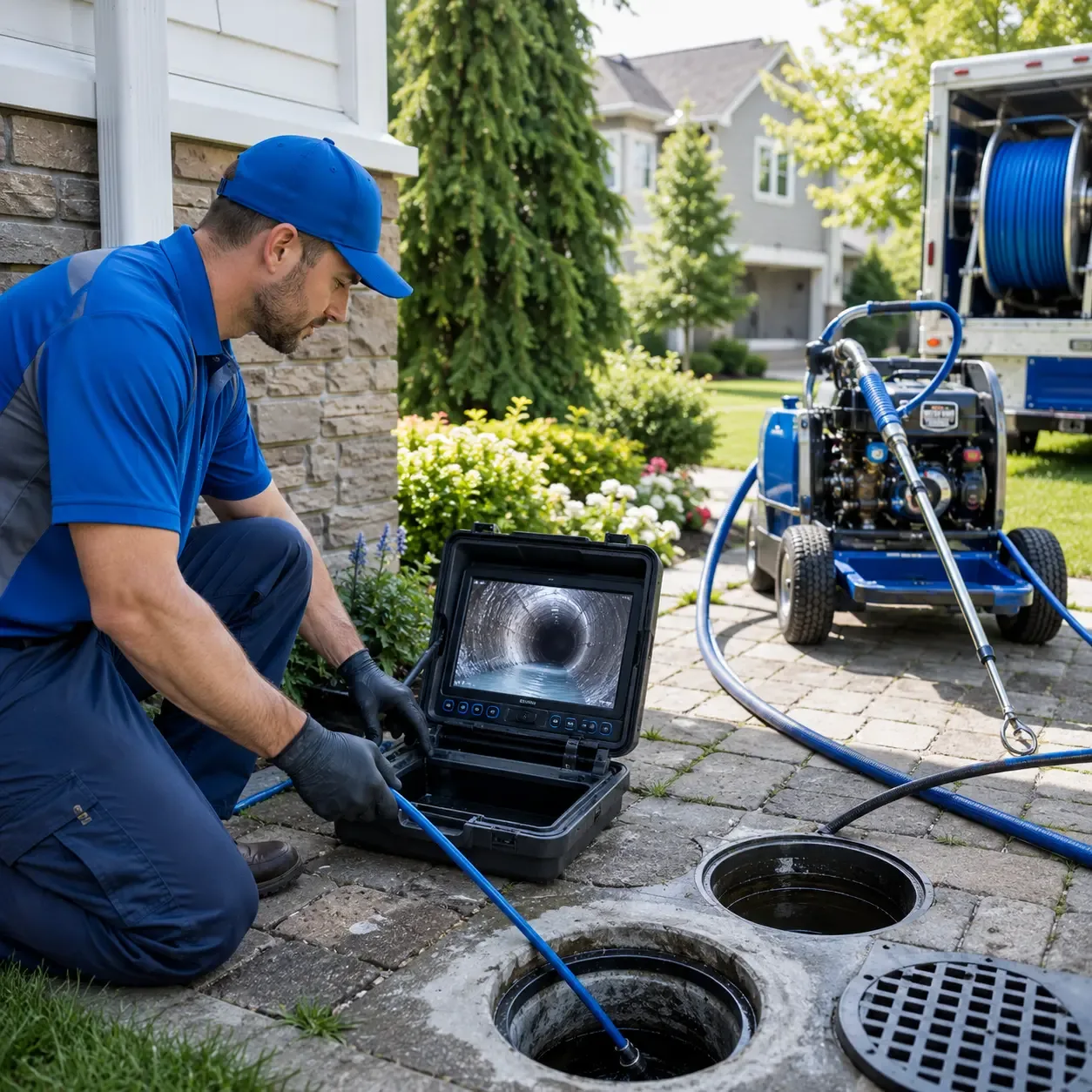 Outdoor drain cleaning professionals serving Clover, SC
